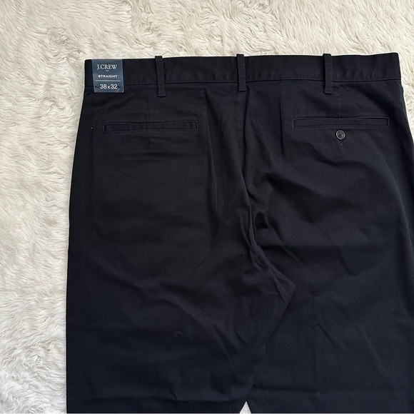 J. Crew Factory Pants Men’s Straight-Fit Flex Chino Classic Black 38x32 NWT New - Picture 6 of 12